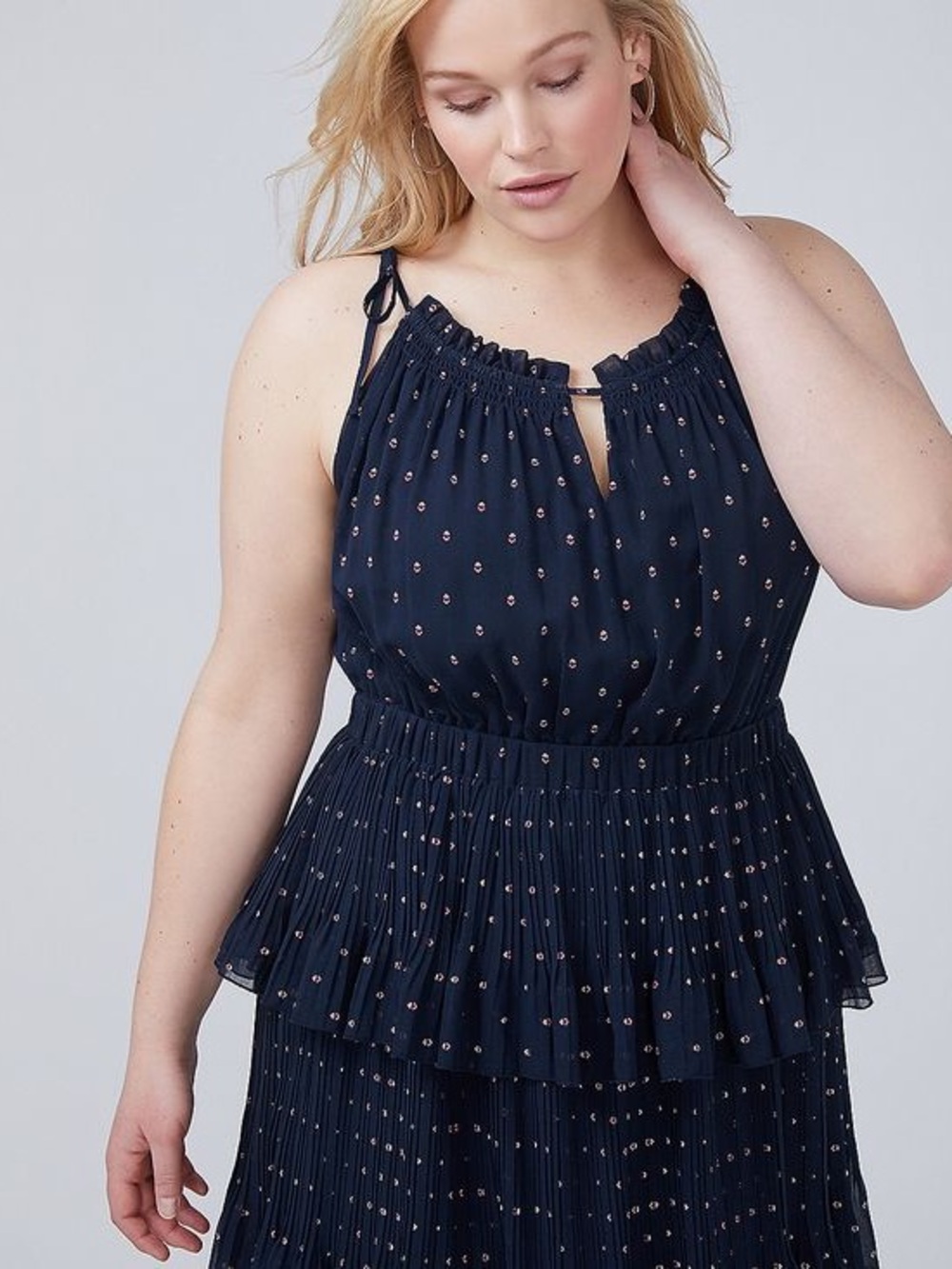LANE BRYANT TIERED PARTY DRESS